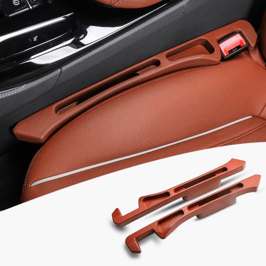 2pcs Car Seat Gap Filler Storage Organizer Multifunctional Prevent Falling Car Seat Gap Blocker Plug for Cars Suvs Truck Rv Car Keep Tidy Tool, Car Essentials Decor Accessories Interior Gift, Orange - color: Orange
