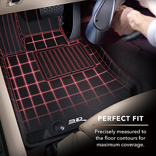 3D MAXpider Kagu Floor Mat (Black) Compatible with Nissan Kicks 2025-2026 - Front Row
