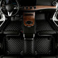 Customized Personalized Car Mats - All Weather Men's and Women's Floor mats Suitable for 99% of vehiclesPads Protection Non-Slip Leather Floor Liners (Black) - color: black 3D
