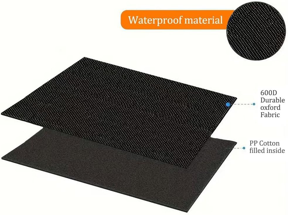 Dog Cargo Liner for Kia Sorento 2021-2025 2026, Waterproof Trunk Cover for Dogs Pet Seat Protector with Bumper Flap Heavy Duty Non-Slip Backing Fabric