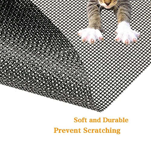Tooltriz Pet Proof Window Screen Replacement, 48“ x 100" Upgraded Thicken Charcoal Fiberglass Mesh for Sliding Pet Screen Door Repair Kit - Screen Door Protector for Dogs Patio Screen mesh