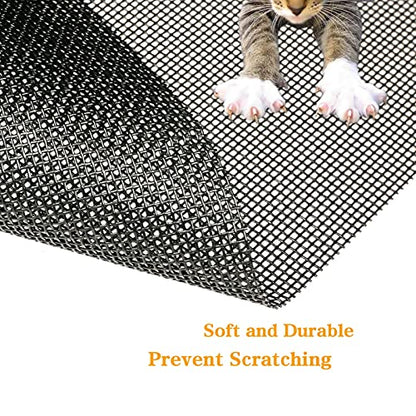 Tooltriz Pet Proof Window Screen Replacement, 48“ x 100" Upgraded Thicken Charcoal Fiberglass Mesh for Sliding Pet Screen Door Repair Kit - Screen Door Protector for Dogs Patio Screen mesh