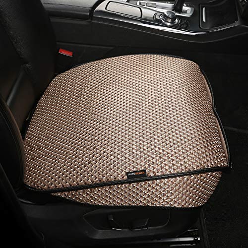 Breathable Universal Four Seasons Car Seat Covers，Luxury Car Seat Cushion ，Protectors for Front Seat Bottoms,Compatible with 95% Vehicles， Fit for Cars Truck SUV (Gold Beige,1PCS) - color: Gold Beige-1PCS