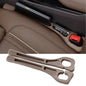Car Seat Gap Filler 2 Pack, Universal Fit PU Leather Car Seat Gap Plug to Fill The Gap Between Seat and Console, Car Seat Crevice Blocker Stop Things from Dropping (Brown) - color: Brown