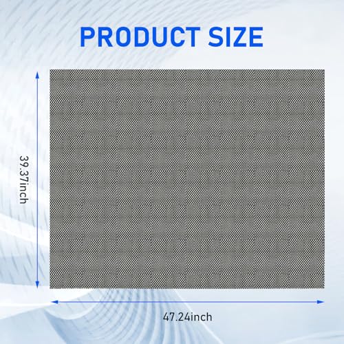 1 PC Car Roof Anti-Skid Mat, 47.2" x 39.3" Luggage Bag Anti-Scratch Car Paint Protection Pad, Cuttable Multi-Function Trunk Table Floor Sun and Dust Proof Mat, Universal for Cars Home (Black)