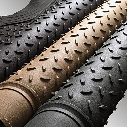 FH Group F16406 Premium Trimmable Rubber Cargo Mat (Black) with Gift- Universal Fit for Cars Trucks and SUVs
