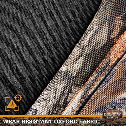 Mossy Oak Camo Seat Covers, Airbag Compatible, Universial Fit, Fit Most Bucket Seats - Made with Premium Rip-Stop Oxford Fabric - Official Licensed Product - size: Oxford Camo Low Back Front