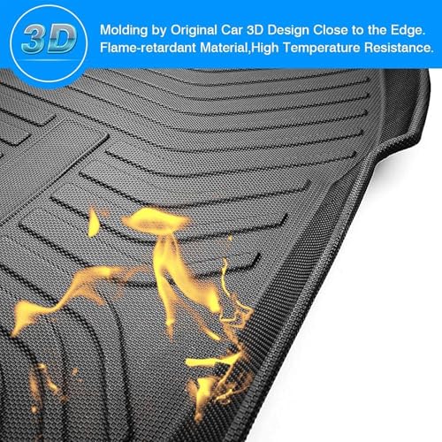 Powerty Only Fit for Trunk Mat Honda Civic Sedan 2016-2021 All Weather TPO Rear Cargo Liner (Not for 2-Doors Models, Not Fit for Hatchback) - size: Cargo Mat｜For｜16-21｜Honda Civic Sedan