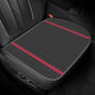 Breathable Linen Car Seat Cover Bottom Only – Cooling Front Seat Cushion Pad for Cars, SUVs, Trucks – Universal Fit Front Seat Protector, Black - color: Black
