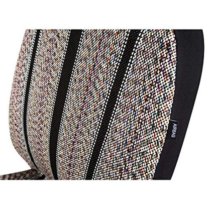 Baja Blanket Bucket Seat Cover for Car, Truck, Van, SUV - Airbag Compatible (4PCS-Low Back) - color: Black-low back