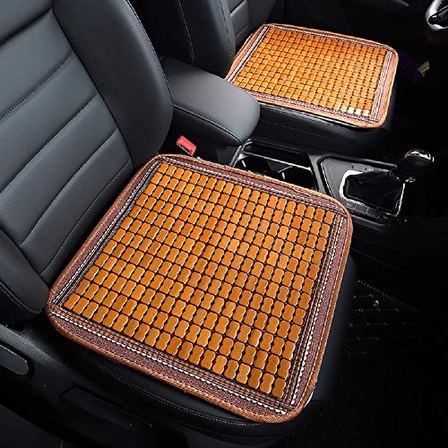 Maricome Bamboo Chair Cushions Summer Car Seat Cushion Seat Pad, Breathable Anti-Slip Size 45X45CM (1) - color: Style 1