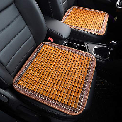 Maricome Bamboo Chair Cushions Summer Car Seat Cushion Seat Pad, Breathable Anti-Slip Size 45X45CM (1) - color: Style 1