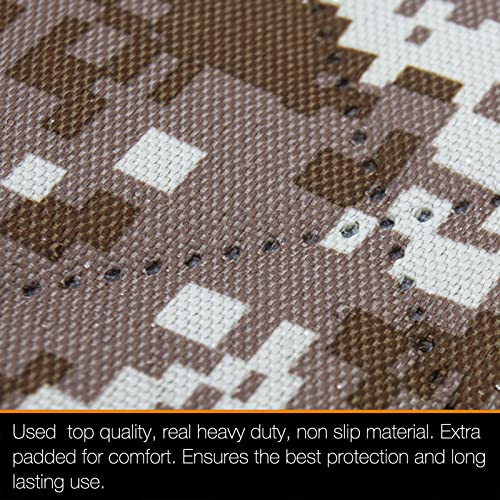 Dog Truck Seat Cover with Mesh Window 100% Waterproof Pet Seat Cover Durable Dog Truck Hammock Machine Washable X-Large Against Dirt and Dog Fur for Car and Large SUV, Trucks - color: Camouflage, size: Truck