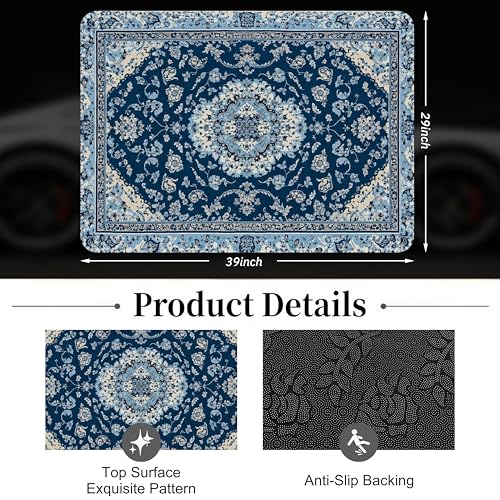 Car Trunk Mat - Universal Size 29" x 39", Bohemian Style Cargo Liner, Car Accessory for SUVs/Sedan/Wagons, Durable Protective Mat, Trunk Liner for Families/Travel Enthusiasts - style: Bohemian style-9