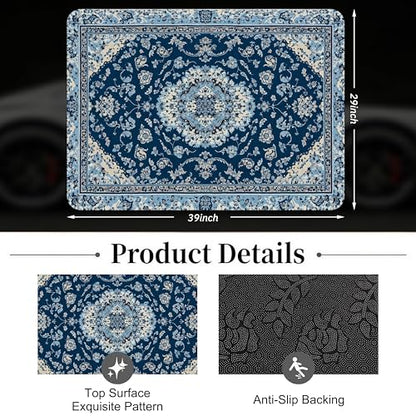 Car Trunk Mat - Universal Size 29" x 39", Bohemian Style Cargo Liner, Car Accessory for SUVs/Sedan/Wagons, Durable Protective Mat, Trunk Liner for Families/Travel Enthusiasts - style: Bohemian style-9