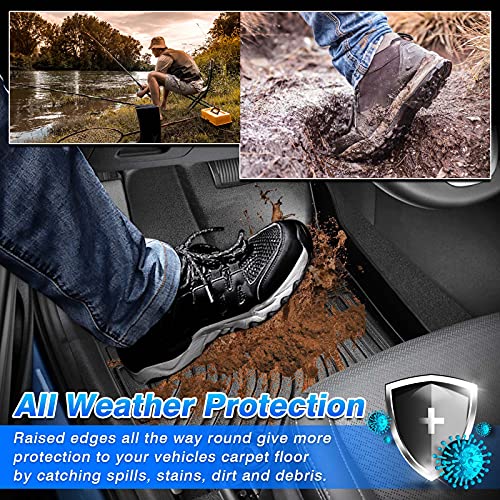 Floor Mats for Kia Soul 2020-2025 2026, All Weather Floor Liner for Soul Accessories Car Floor Mat Heavy Duty Waterproof