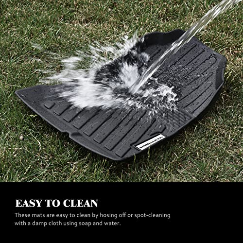 Car Floor Mat for 2019 2020 2021 2022 2023 2024 2025 Mercedes-Benz Sprinter 2500/3500,Custom Fit Front Row Van Floor Liner Interior Vehicle Accessories,Black - size: 2019-2025 Mercedes Sprinter 2500/3500