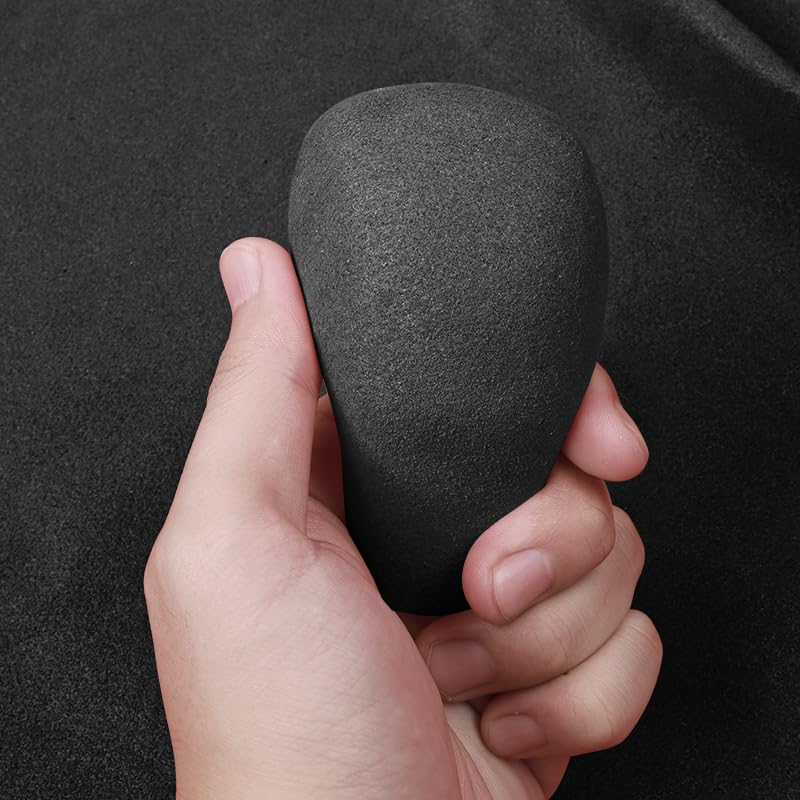 for Toyota Highlander Land Cruiser Prado Car Gear Shift Knob Cover Suede Protective Decoration Vehicle Auto Modified Accessories (Lacquered)