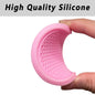 ZSDY Car Cup Coaster, 4PCS Universal Auto Non-Slip Cup Holder Embedded in Ornaments Silicone Coaster, Car Interior Accessories Sets, Pink - color: Pink