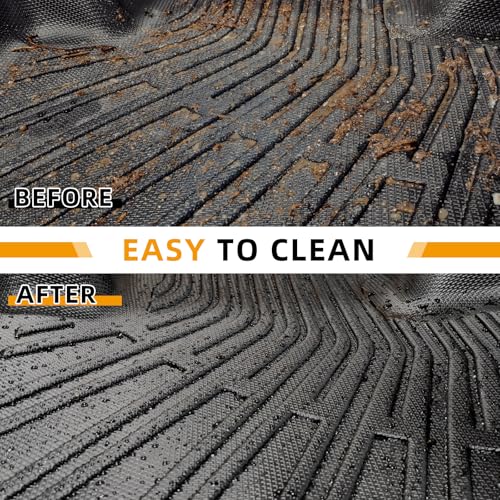 Floor Mats for Toyota Camry 2018 2019 2020 2021 2022 2023 2024(FWD ONLY), (Non Hybrid or AWD) 2022 Camry Floor Mats, 1st & 2nd Row & Cargo Liner, TPE Anti-Slip Waterproof Car Accessories - style: 10)2018-2024|Camry|Floor&Cargo Mats