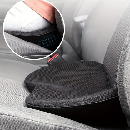 Mautoply Memory Foam Car Seat Cushion for Back Pain Relief - Lumbar Support Pillow for Driving, Office & Car Ergonomic Wedge Cushion for Short Drivers