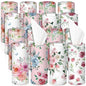 Ctosree 16 Pcs Car Tissue Holder Cylinder Bulk Round Floral Cup Holder Facial Tissues for Travel Refill Car Napkin Box Round Container