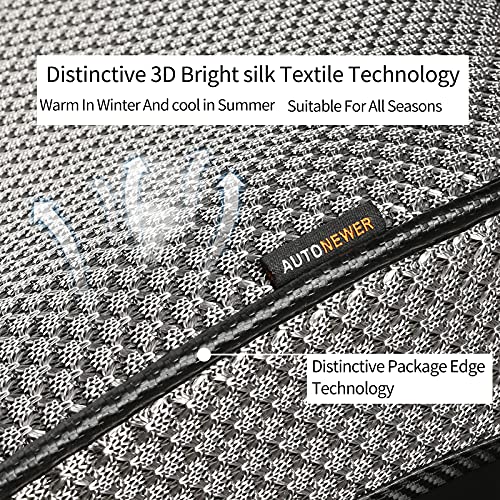 Breathable Universal Four Seasons Car Seat Covers，Luxury Car Seat Cushion ，Protectors for Front Seat Bottoms,Compatible with 95% Vehicles， Fit for Cars Truck SUV Sedan (Grey,1PC) - color: Grey-1PCS