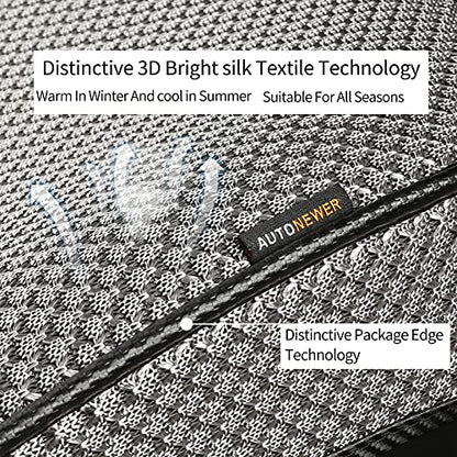 Breathable Universal Four Seasons Car Seat Covers，Luxury Car Seat Cushion ，Protectors for Front Seat Bottoms,Compatible with 95% Vehicles， Fit for Cars Truck SUV Sedan (Grey,1PC) - color: Grey-1PCS