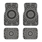 Automotive Floor Mats 4Pcs, Siberian-Style Car Floor Mats, Universal Front Rear Car Carpet,Durable Protective Car Rugs,Car Accessories for SUVs/Sedan/Wagons (Set 2)