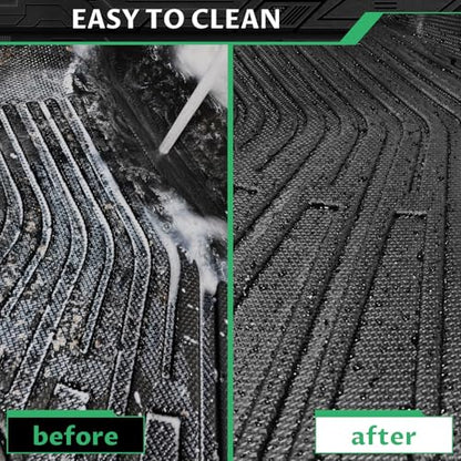 Floor Mats & Cargo Liner for Honda CRV 2007 2008 2009 2010 2011, Custom Fit TPE Waterproof Anti-Slip 1st & 2nd Row & Trunk Liner Mats Accessories for Honda CR-V 2011