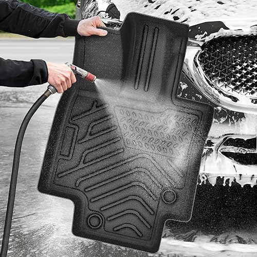 Floor Mats & Cargo Liner Fit for 2022-2025 Jeep Grand Cherokee (Include 4XE NOT for L or WK), Custom Fit TPE All Weather Floor Liners Cargo Mat, 1st 2nd Rows Mats Trunk Liner Full Set Accessories - style: 22-25 Jeep Grand Cherokee Full Mats Set