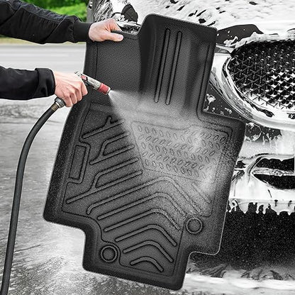 Floor Mats & Cargo Liner Fit for 2022-2025 Jeep Grand Cherokee (Include 4XE NOT for L or WK), Custom Fit TPE All Weather Floor Liners Cargo Mat, 1st 2nd Rows Mats Trunk Liner Full Set Accessories - style: 22-25 Jeep Grand Cherokee Full Mats Set