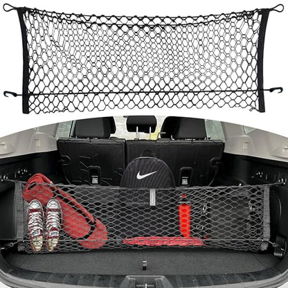 Envelope Style Automotive Elastic Trunk Mesh Cargo Net for Subaru Forester (SK) 2019-2026 - Premium Trunk Organizer and Storage - Luggage Net for SUV - Best Car Organizer for Subaru Forester