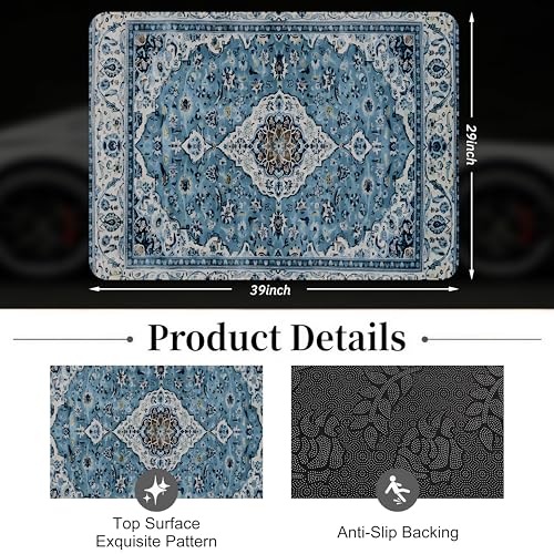 Car Trunk Mat - Universal Size 29" x 39", Bohemian Style Cargo Liner, Car Accessory for SUVs/Sedan/Wagons, Durable Protective Mat, Trunk Liner for Families/Travel Enthusiasts - style: Bohemian style-11