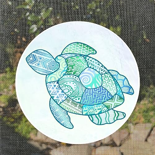 Screen Door Magnets Double Sided – Keep People, Kids, and Dogs from Running into a Screen Door. Saver - Robbins Aria Turtle - color: Turtle