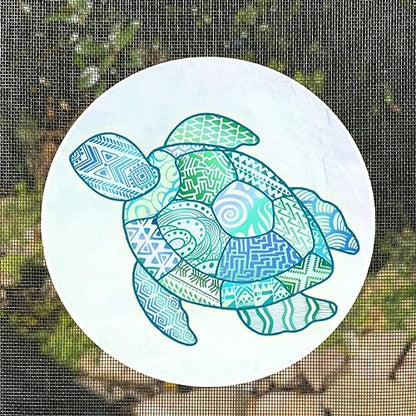 Screen Door Magnets Double Sided – Keep People, Kids, and Dogs from Running into a Screen Door. Saver - Robbins Aria Turtle - color: Turtle