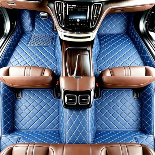 Customize Personalized Floor Mats for Cars, Full Coverage Luxury Mat Set, Anti-Slip, Custom Suitable for 99% of Sedan Trucks SUV Auto (Blue) - color: Blue