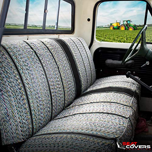 Seat Covers Unlimited - Universal Car Seat Cover for Truck and Car Bench Seats that are One Piece and Durable for Long Lasting Protection - Black - color: Black