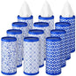 12 Pack Car Tissue Cylinder Holder Bulk with 3 Ply Facial Tissues, Round Napkin Holders for Car Cup Holder Cylinder Travel Paper Tubes Bulk Round Napkin Boxes Packs(Novel Style) - style: Novel Style