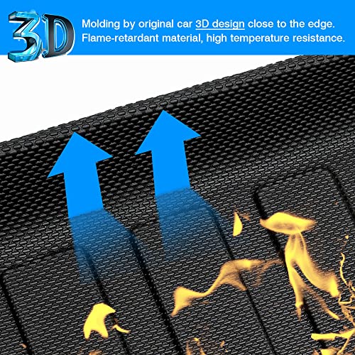 KUST Cargo Mat for Toyota Corolla Cross 2022-2025 2026 (Only Fits NO JBL Subwoofer in Cargo Area)(Not for Corolla) Rear Trunk Mat Cargo Liner All Weather Protection TPE Rubber Black - style: Corolla Cross 2022-2026 │ Trunk Mat