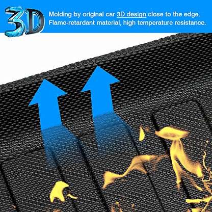 KUST Cargo Mat for Toyota Corolla Cross 2022-2025 2026 (Only Fits NO JBL Subwoofer in Cargo Area)(Not for Corolla) Rear Trunk Mat Cargo Liner All Weather Protection TPE Rubber Black - style: Corolla Cross 2022-2026 │ Trunk Mat