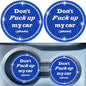 Car Cup Coasters 2 Pack - Bling Interior Accessories, Universal Cup Holder Inserts for SUV/Truck (Royal Blue, 2PC) - color: Royal Blue-2pc