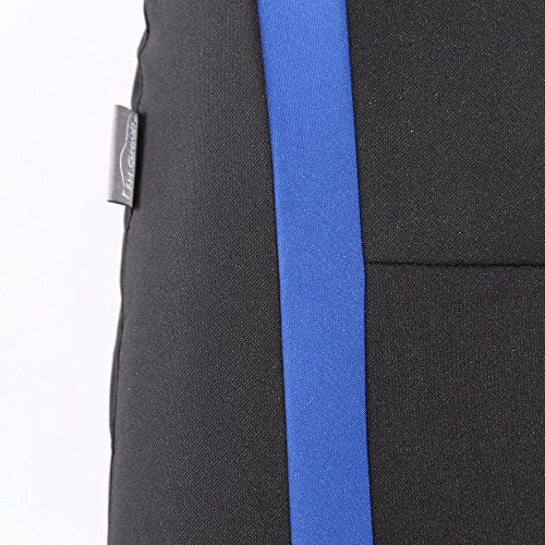 FH Group Car Seat Covers Rear Set Cloth - Car Seat Covers with Removable Headrest,Universal Fit,Automotive SeatCovers,Washable Car SeatCover for SUV,Sedan,Van Blue - color: Blue, size: Rear Set