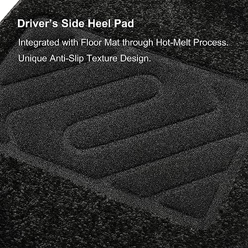 WENNEBIRD Superior Carpet Floor Mats for 2012-2020 Tesla Model S, 0.6-Inch Ultra-Thick, Noise-Reducing, All-Weather Waterproof Anti-Slip – 3-Pc Set - size: 2012-2020 Model S 3-Pc Set