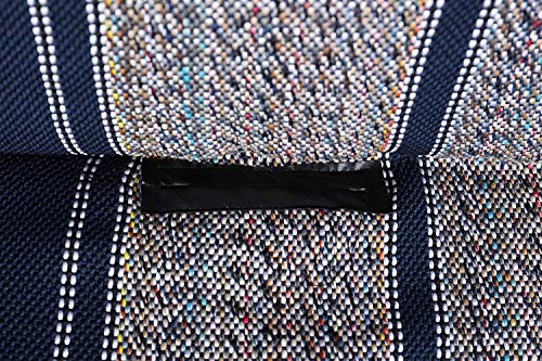 Universal Baja Saddle Blanket Bench Full Size Seat Cover Fits Ford, Chevrolet, Dodge, and Full Size Pickup Trucks (Blue) - color: Blue