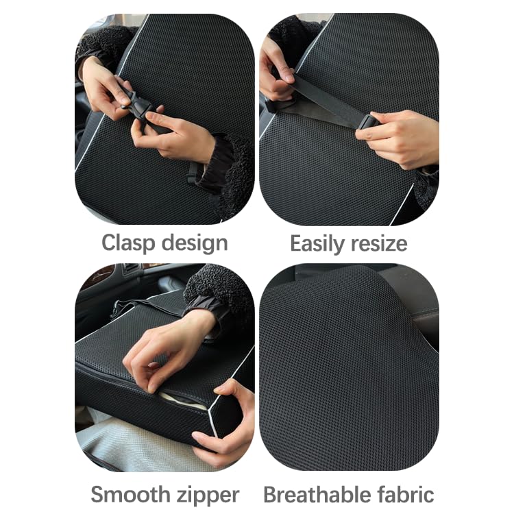 Memory Foam Lumbar Support Pillow for Office Chair, Car & Home – Ergonomic Back Cushion for Lower Back Pain Relief, Posture Alignment & Long Sitting Comfort.