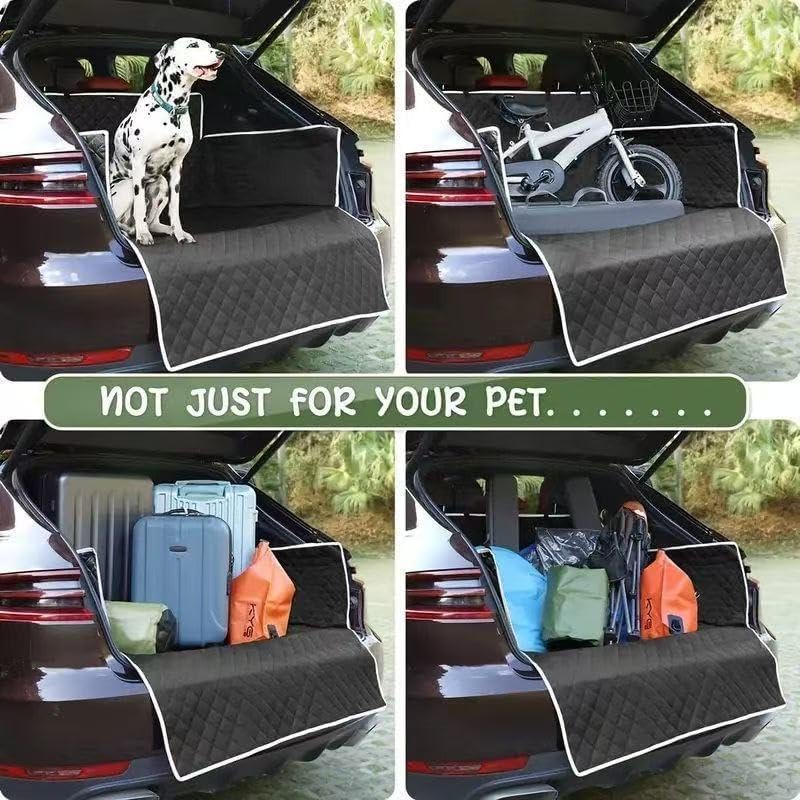 Cargo Liner Dogs for Lincoln Aviator 2020-2025, Dog Trunk Seat Cover Pet Trunk Cargo Cover Pet Cargo Liner with Side Flaps and Bumper Flap Protector