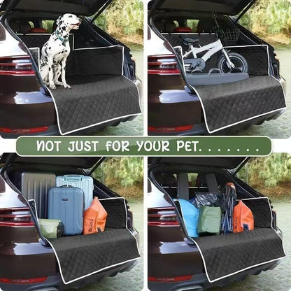 Cargo Liner Dogs for Lincoln Aviator 2020-2025, Dog Trunk Seat Cover Pet Trunk Cargo Cover Pet Cargo Liner with Side Flaps and Bumper Flap Protector