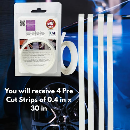Door Edge Paint Protection Film, Car Door Handle Cup, Scotch Guard, Mini Knife, Squeege Cloth PPF Precut, Universal Fit, Protector, Upromax SelfHealing Scratch (Door Edge/Clear/4-Doors)