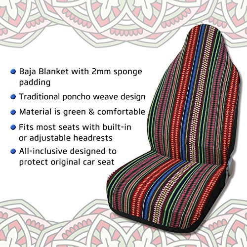 uxcell Universal Durable Bucket Front Seat Cover Protectors for Car SUV Automotive Rose Red - style: Rose Red